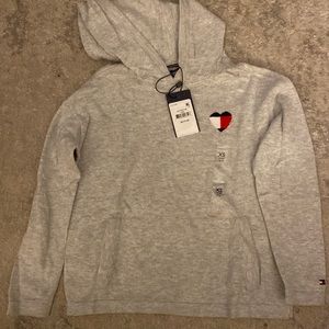 Tommy Hilfiger Kids Sweater with Hood; Size XS (4-5); New with tags.